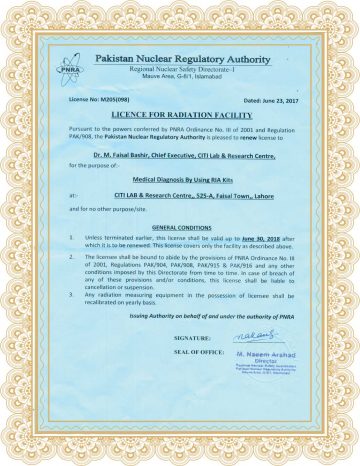 Diagnostics labs in Lahore